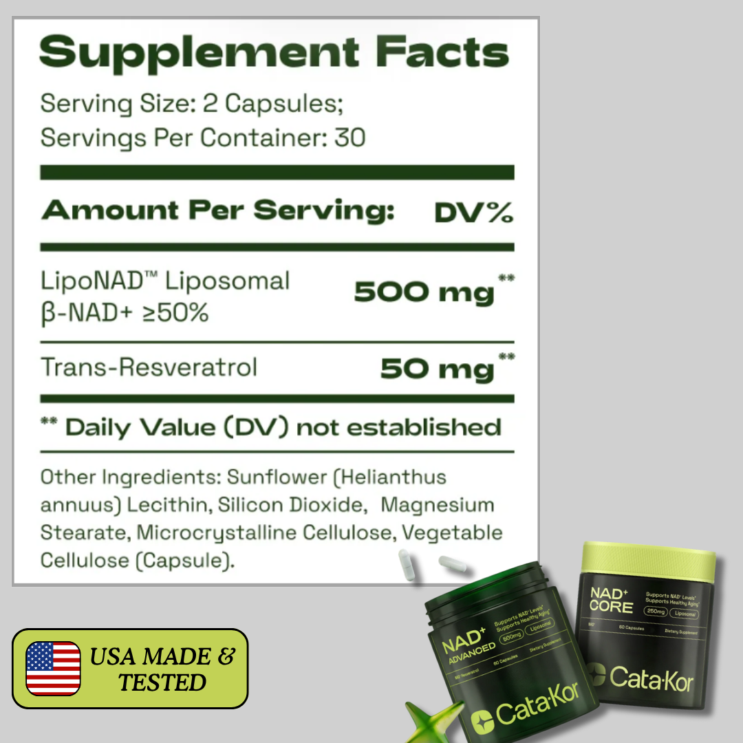 NADRA Rejuvenate™ - Cellular NAD+ Activation with Resveratrol